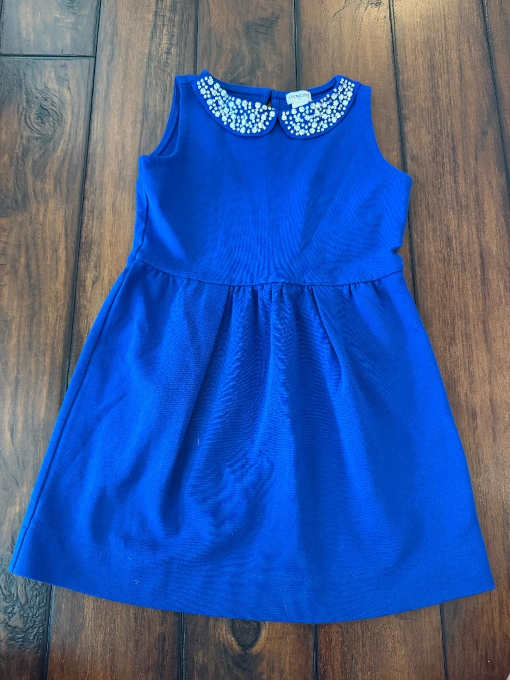 Crewcuts Dress with Rhinestones on collar